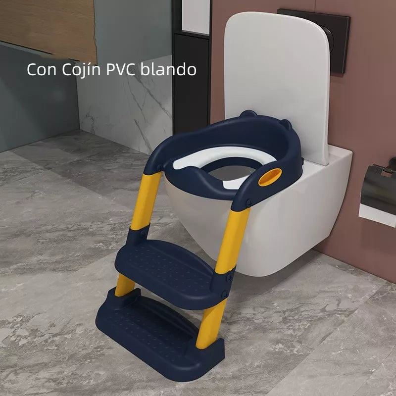 Asiento Escalera Adaptador Inodoro Bano